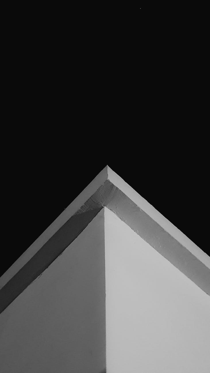 close up of geometrical architecture element